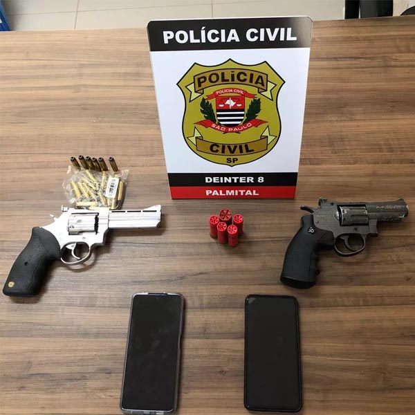 Polícia prende dois comerciantes suspeitos de matar homem com tiro na cabeça em Palmital