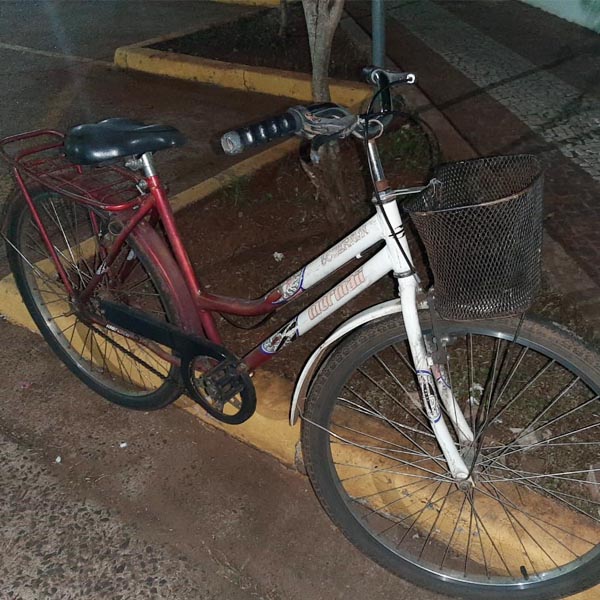 PM recupera bicicleta furtada no centro de Paraguaçu Paulista