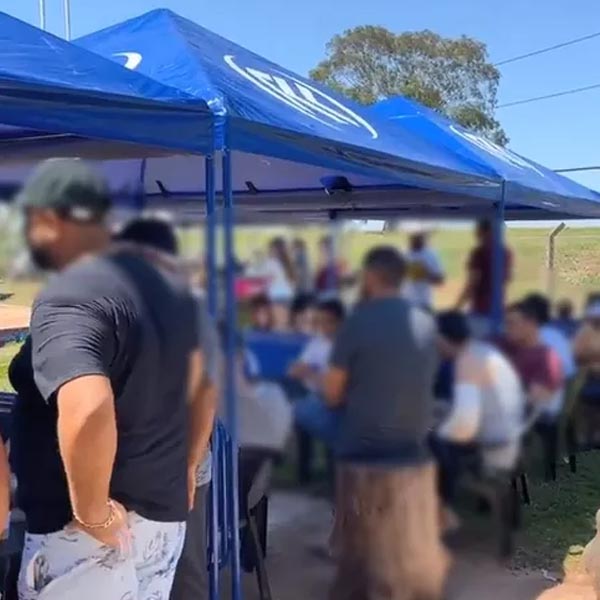 Proprietário de chácara é notificado por aglomeração em partida de futevôlei em Paraguaçu Paulista