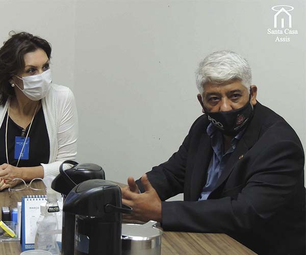 Santa Casa de Assis recebe a visita do deputado Sargento Neri