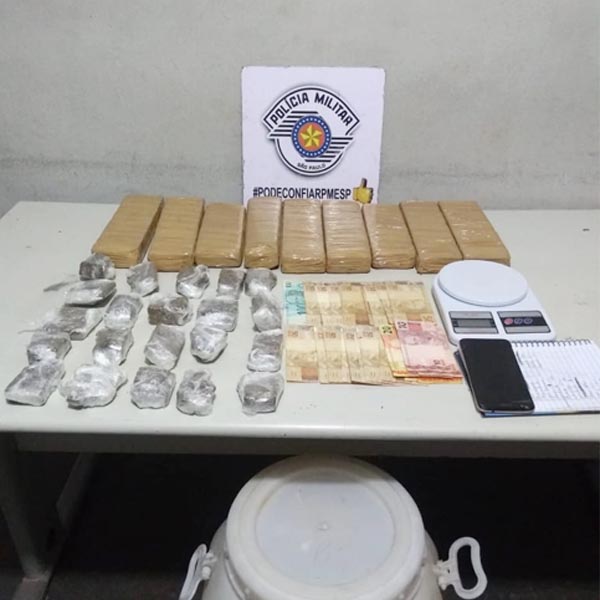 Grande quantidade de maconha é apreendida em imóvel em Paraguaçu Paulista