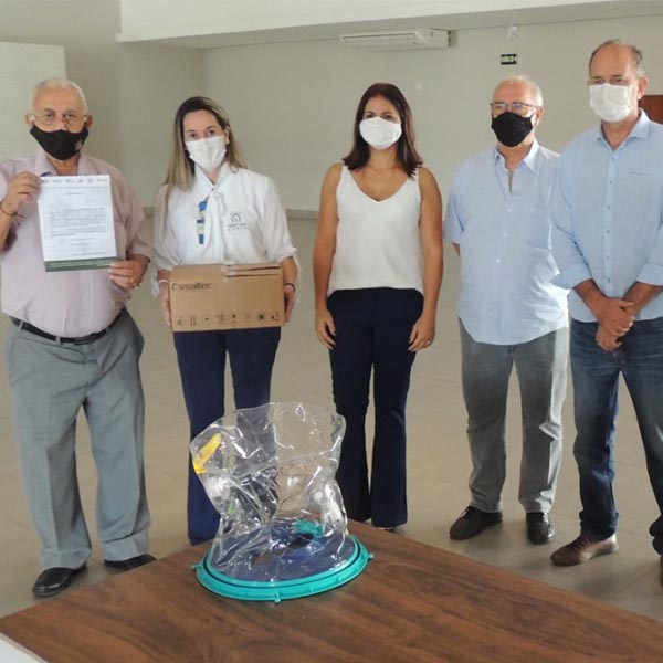 Santa Casa de Assis agradece doação de Capacetes ELMO