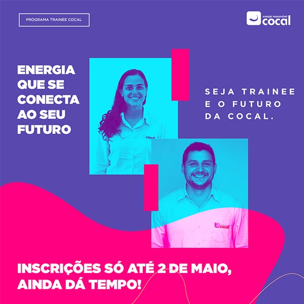 Últimos dias de inscrição para o Programa Trainee Cocal