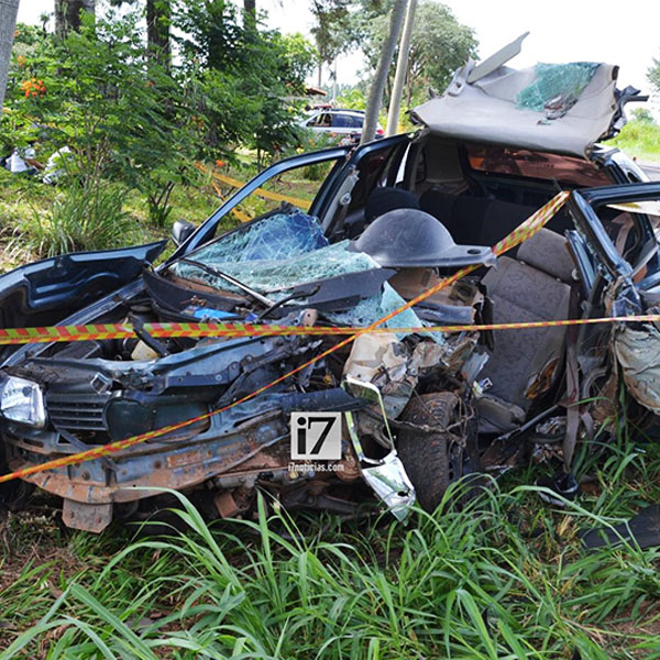 Homem morre após colidir carro contra árvores na rodovia Paraguaçu/Campinho