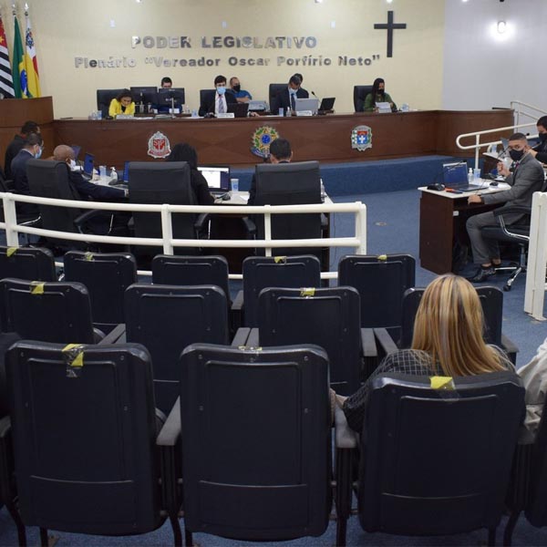 Vereadores reúnem-se nesta segunda-feira (05) para Sessão Ordinária