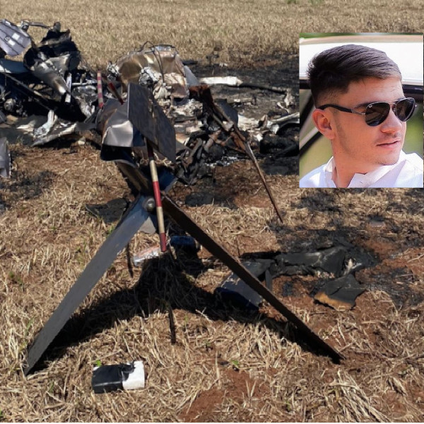 Helicóptero carregado de cocaína explode e mata dois carbonizados em MS. Piloto era de João Ramalho