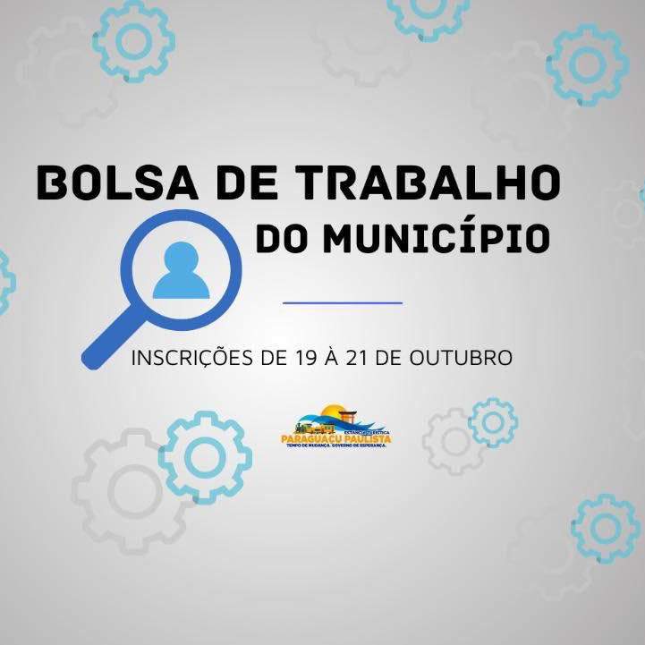 A partir de hoje, Paraguaçu inscreve para Bolsa do Trabalho