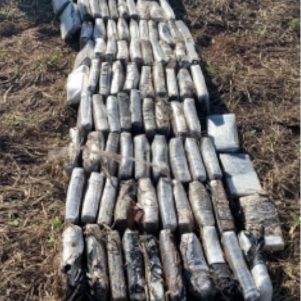 Helicóptero que caiu na Fronteira estava carregado com 246 quilos de cocaína
