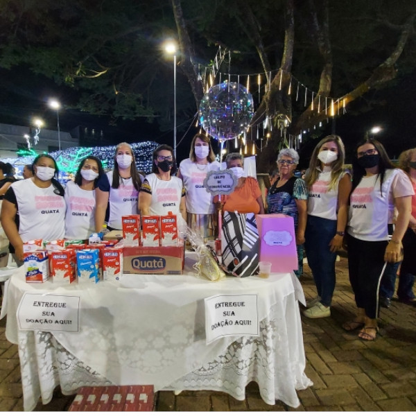 Empresas e comunidade de Quatá doam alimentos que serão destinados para famílias carentes