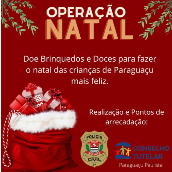 Conselho Tutelar de Paraguaçu lança campanha de arrecadação de brinquedos