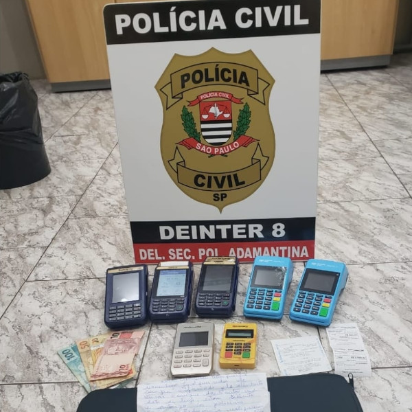 Preso em flagrante estelionatário que aplicava golpes de cartão de crédito 
