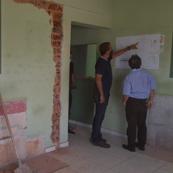 Iniciadas as reformas no Almoxarifado da Saúde, na Farmácia de Alto Custo e na Unidade Barra Funda 1