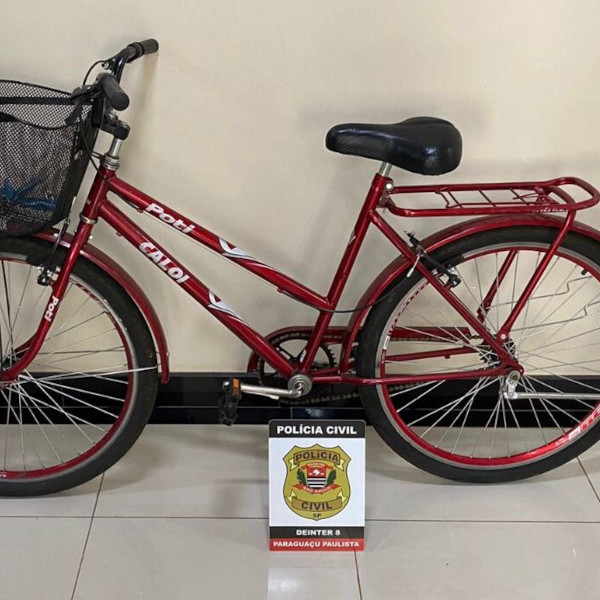 Polícia Civil de Paraguaçu Paulista recupera bicicleta