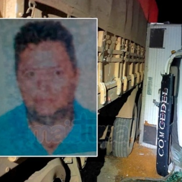 Caminhoneiro morre e ajudante fica ferido em acidente na SP-294