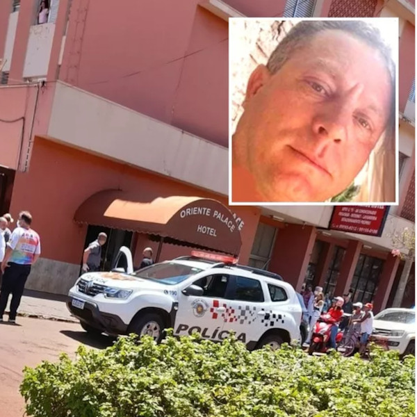 Homem é morto com cinco tiros em saguão de hotel em Palmital