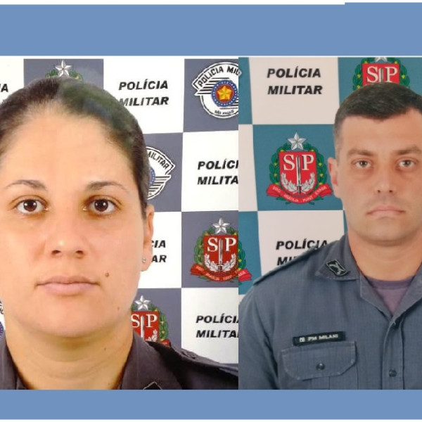Soldado Raquel e Cabo Rodrigo são os destaques da Polícia Militar de Paraguaçu