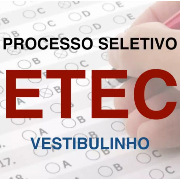 Até 6 de junho, ETEC de Paraguaçu inscreve para o Vestibulinho 2º Semestre 2022