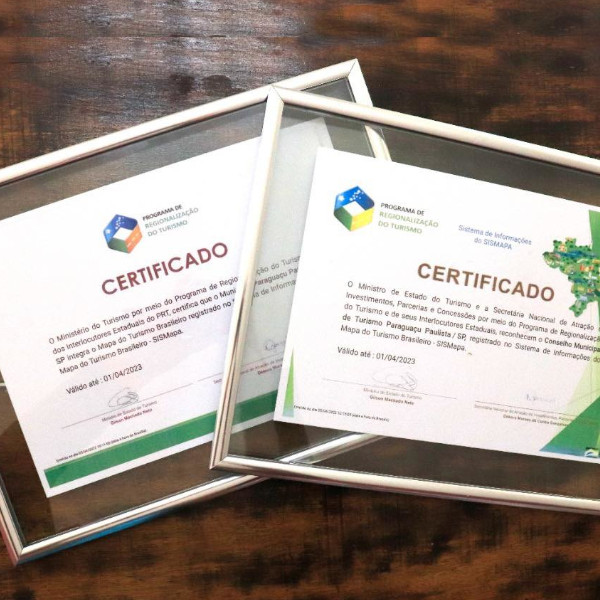 Paraguaçu Paulista renova sua participação no Mapa do Turismo Brasileiro
