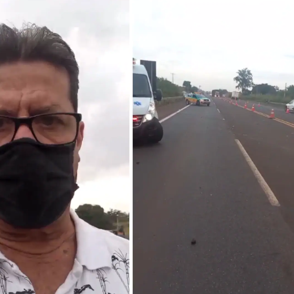 Vídeo: Jornalista vai cobrir acidente fatal e descobre que vítima era o próprio filho