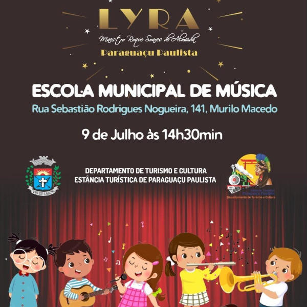 Escola Municipal de Música realizará Apresentação Semestral dos Alunos