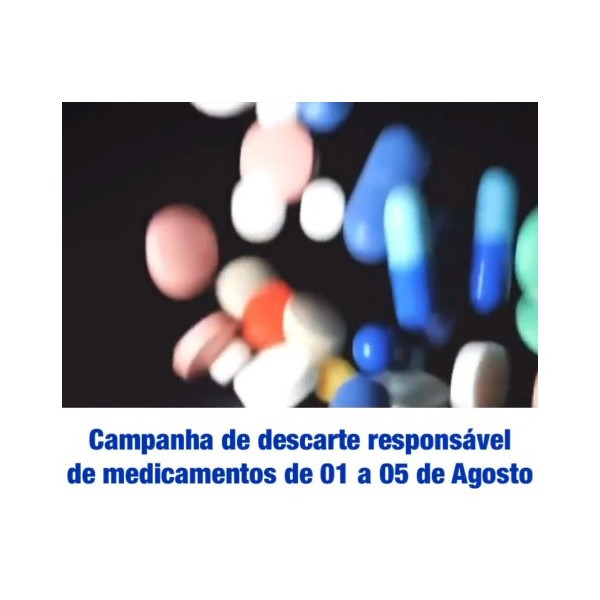 Saúde municipal faz campanha de descarte de medicamentos