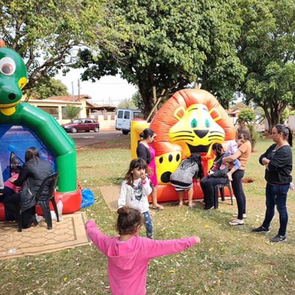 Roseta recebe a Caravana Esportiva com alegria e diversão