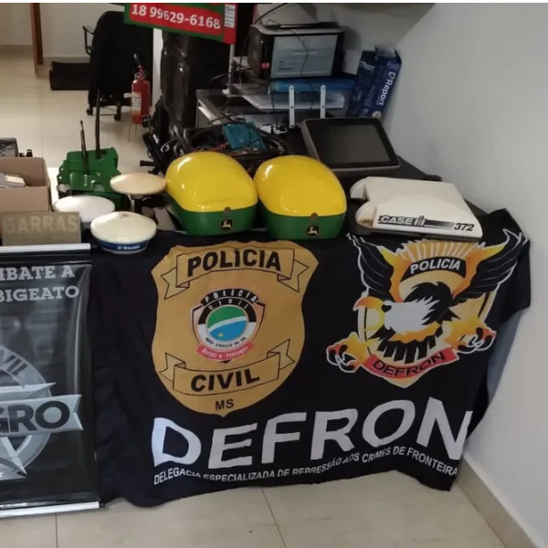 Polícia Civil apreende equipamentos agrícolas furtados durante operação em Assis