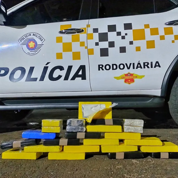 Boliviano é preso com mais de 20 quilos de cocaína na Rodovia Raposo Tavares