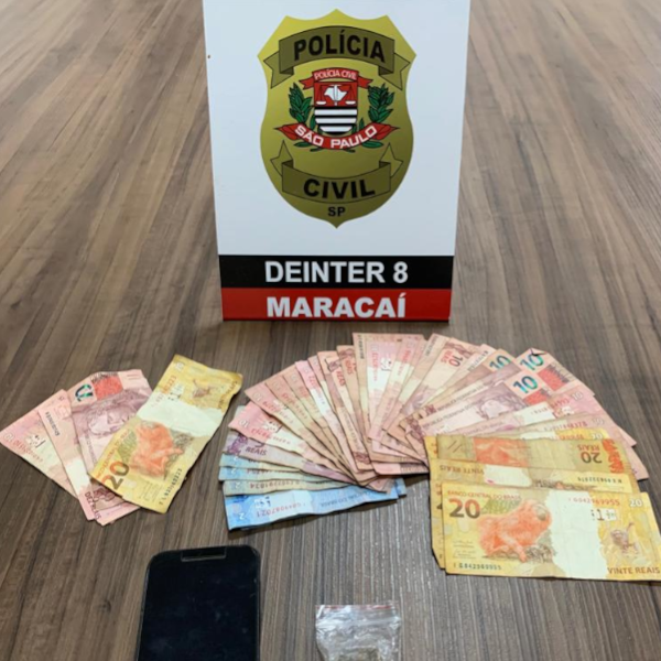 Prisão em flagrante por tráfico de drogas é realizada em Maracaí