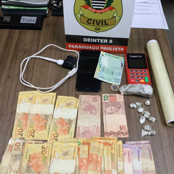Jovem é preso por tráfico de drogas em Paraguaçu Paulista