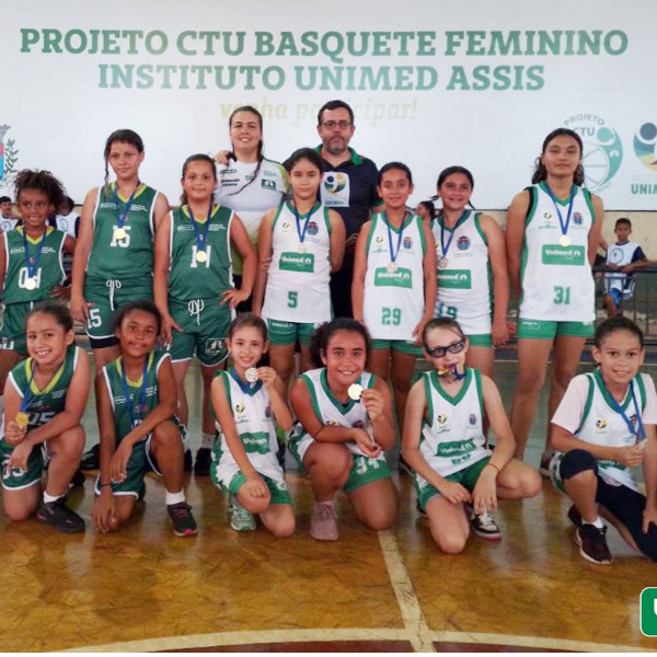 Unimed realiza festival do CTU Basquete em Paraguaçu Paulista