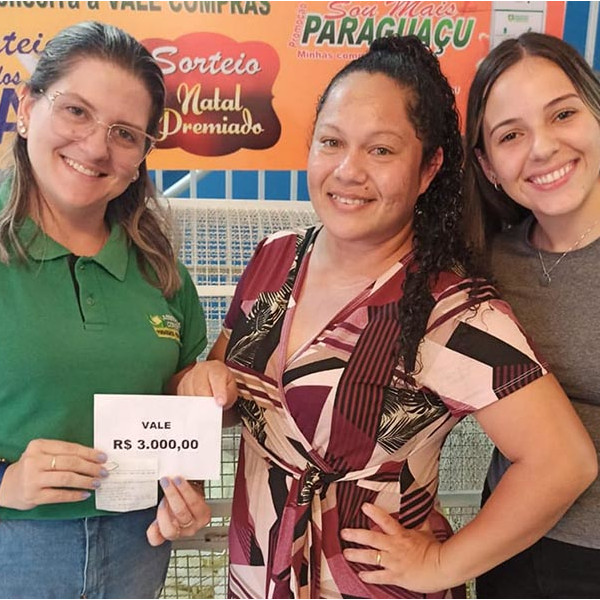 ACE divulga os nomes dos sorteados na promoção Sou Mais Paraguaçu