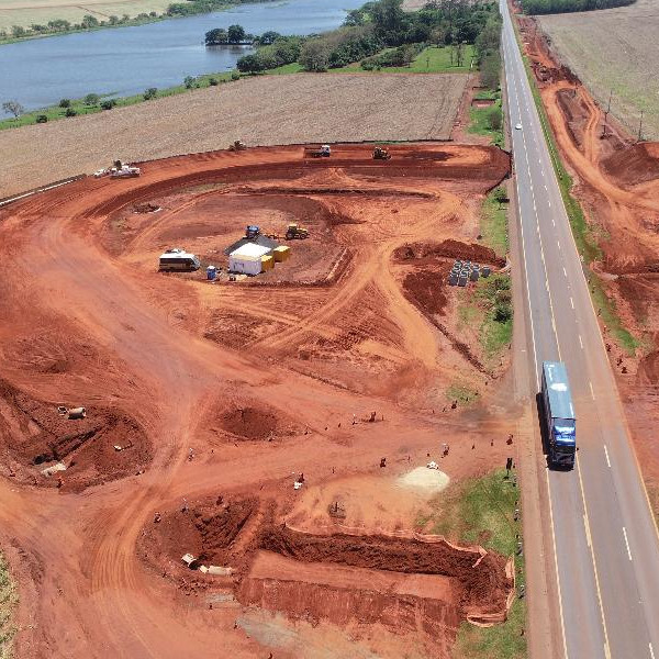 Duplicação da SP-333 avança para a construção de dispositivos