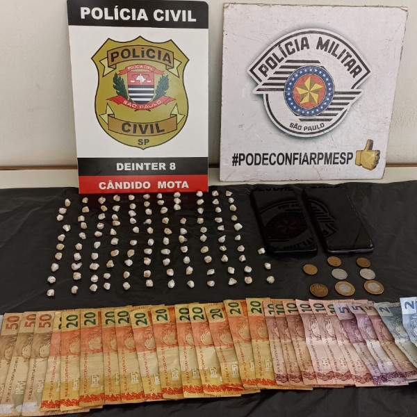 Policia Civil faz operação para repressão ao tráfico de drogas em Cândido Mota