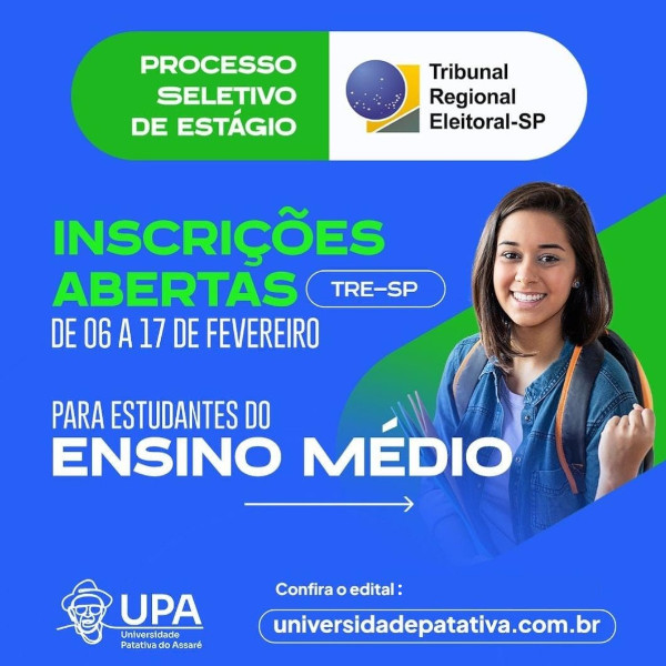 Cartório Eleitoral de Paraguaçu tem vagas de estágio de nível médio