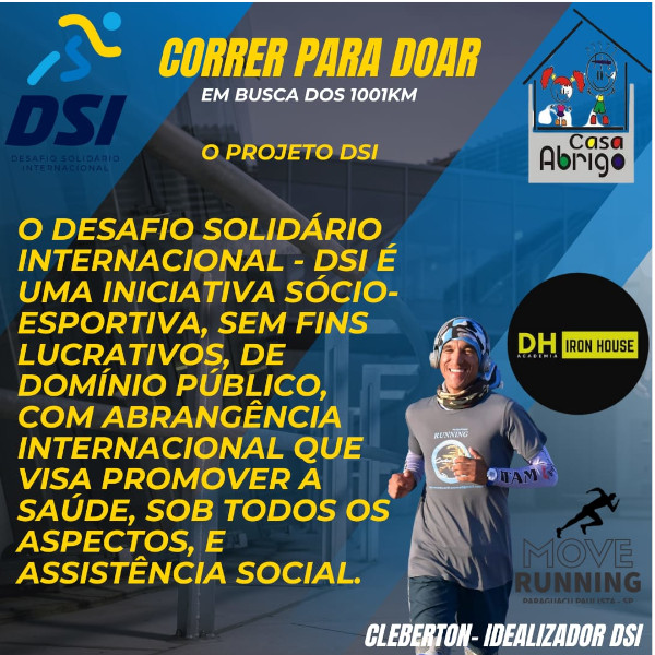 Em maio tem o Desafio Solidário Social para arrecadar fundos às instituições sociais; VEJA VÍDEO
