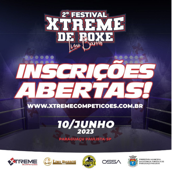 Paraguaçu Paulista terá 2º Festival Xtreme de Boxe Amador