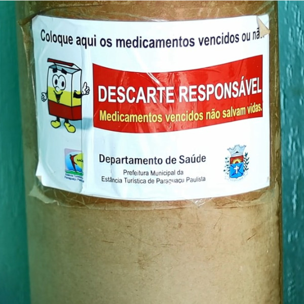 Vai até sexta-feira, dia 12, a Campanha de Descarte Responsável de Medicamentos em Paraguaçu