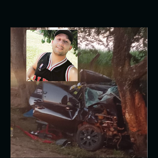 Jovem morre após bater carro contra árvore em Lutécia