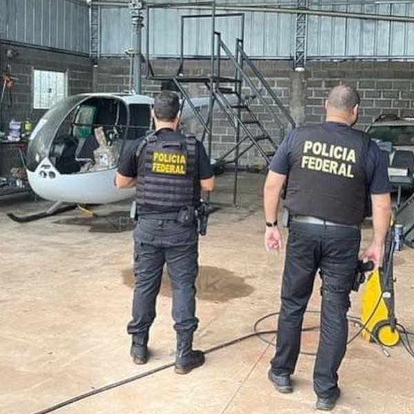 Polícia Federal cumpre mandado em Paraguaçu Paulista e apreende helicóptero