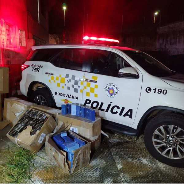 PM Rodoviária prende suspeito e apreende carga contrabandeada de R$ 4 milhões; VEJA VÍDEO