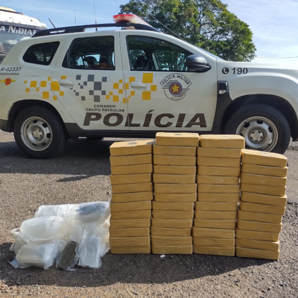 Paraguaio de 28 anos é preso com 58 quilos de drogas na região