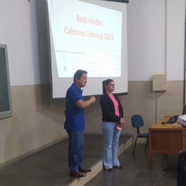 Prefeito Antian dá boas-vindas aos alunos na Aula Inaugural da UNIVESP em Paraguaçu