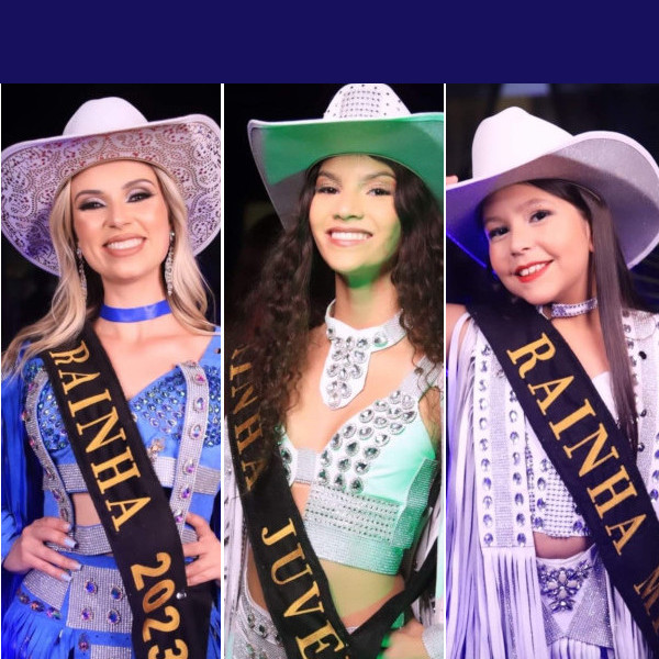 Eleitas as Rainhas da Expo Paraguaçu 2023