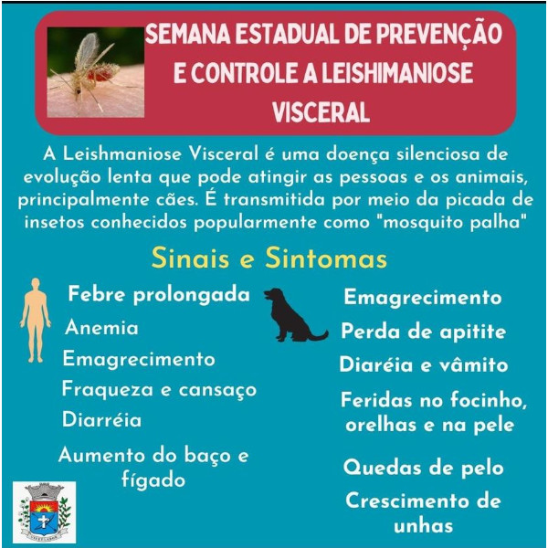 Semana de Mobilização contra a Leishmaniose Visceral alerta para prevenção da doença