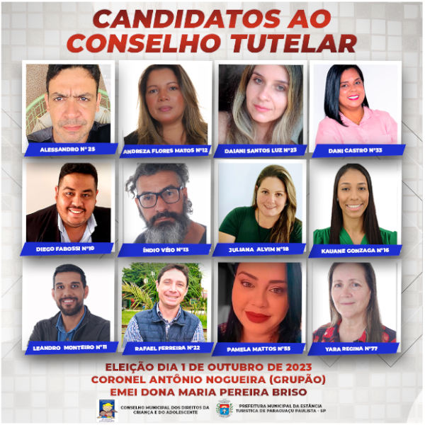 Eleição do Conselho Tutelar será no dia 1º de outubro em Paraguaçu Paulista
