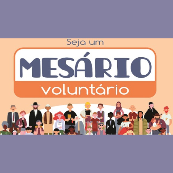 Inscrição de mesário encerra nesta quinta-feira, dia 21