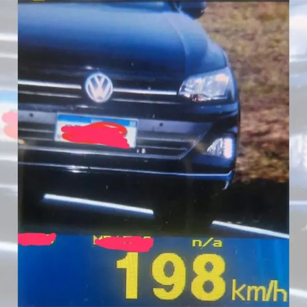 Motorista é flagrado a 198 km/h em rodovia de Santa Cruz do Rio Pardo