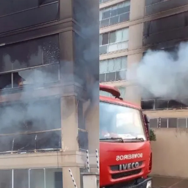 Apartamento pega fogo e mobiliza Corpo de Bombeiros no Centro de Assis