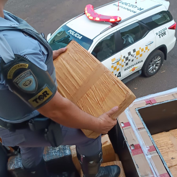 Mais de 4 toneladas de maconha são apreendidas na região pela Polícia Rodoviária